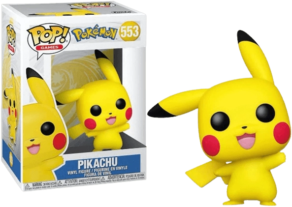 Funko Pop! Pokemon: Pikachu Pokedex Waving (Flocked)   for sale in Egypt from Games2Egypt