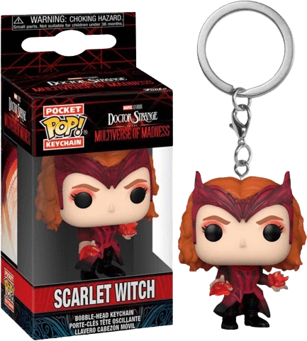 Pocket Funko Pop Keychain! Movies: Doctor Strange - Scarlet Witch (Wanda Maximoff)  for sale in Egypt from Games2Egypt