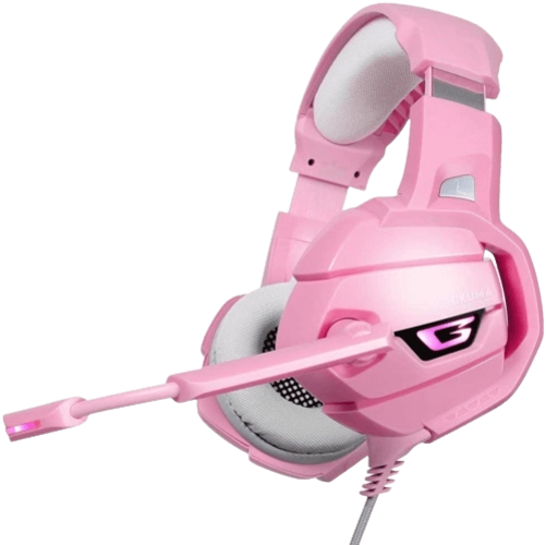 Onikuma K5 Wired Gaming Headphone - Pink