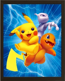 Pokemon 3D Gaming Poster   for sale in Egypt from Games2Egypt