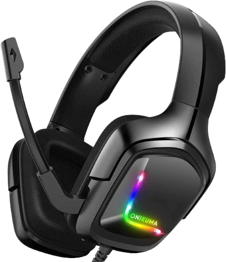 Onikuma K20 Wired RGB Gaming Headphone - Black  for sale in Egypt from Games2Egypt