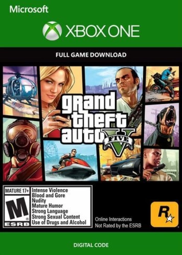 GTA 5 Grand Theft Auto V Xbox One Xbox Live Key Turkey Digital