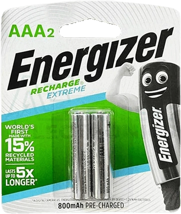 Energizer 2 AAA Rechargeable Batteries (1.2V)  for sale in Egypt from Games2Egypt