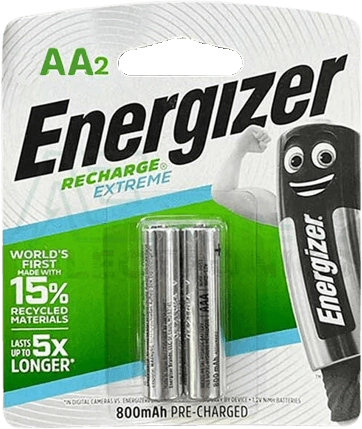 Energizer 2 AA Rechargeable Batteries (1.2V)  for sale in Egypt from Games2Egypt