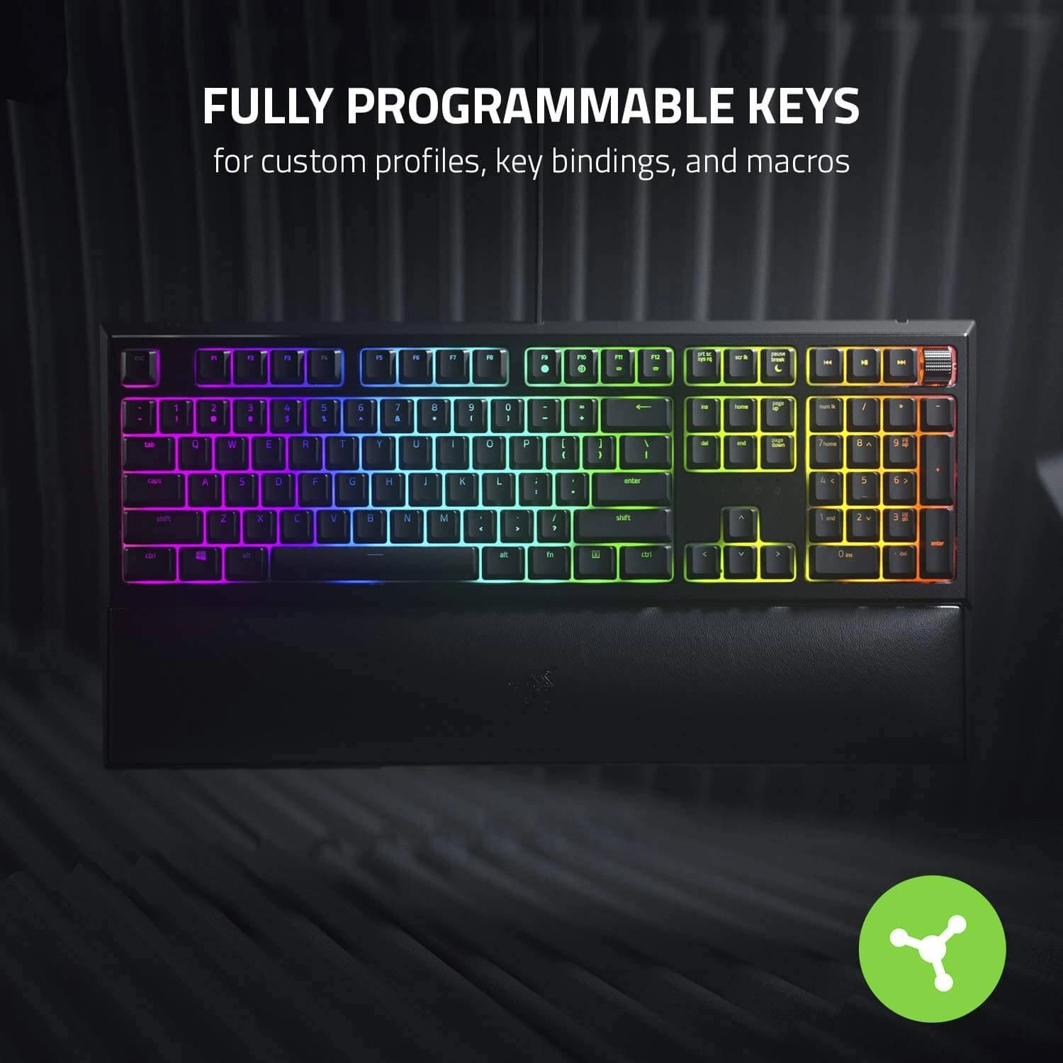 RAZER ORNATA V2 Arabic RGB Gaming Keyboard with Mechanical Key Switches   for sale in Egypt from Games2Egypt