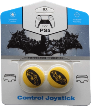 Batman Analog Freek and Grips for PS5 and PS4 - Yellow  for sale in Egypt from Games2Egypt