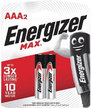 Energizer 2 AAA Max Batteries (1.5V)  for sale in Egypt from Games2Egypt