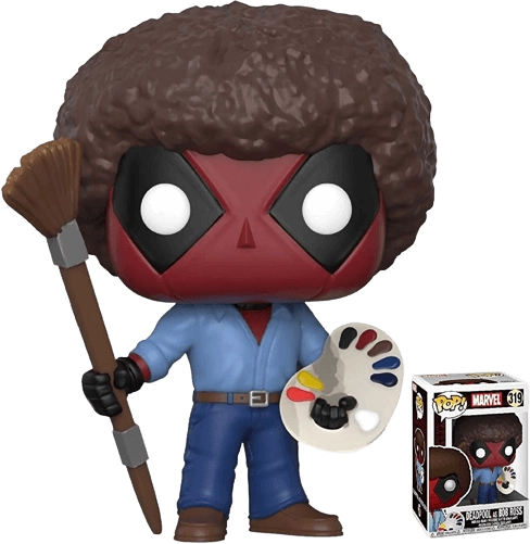 Funko Pop! Marvel: Deadpool Playtime- Bob Ross (319)  for sale in Egypt from Games2Egypt