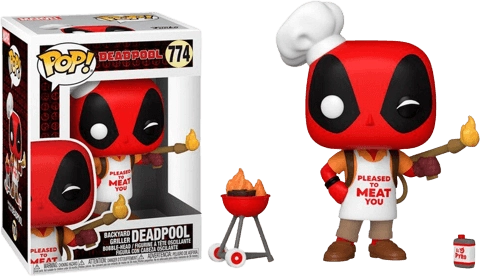 Funko Pop! Marvel: Deadpool 30th - Backyard Griller Deadpool 774  for sale in Egypt from Games2Egypt