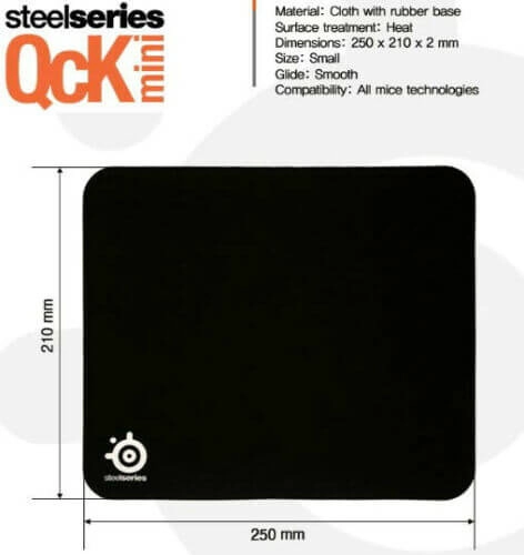 SteelSeries QCK Small Gaming Mouse Pad - Black  for sale in Egypt from Games2Egypt