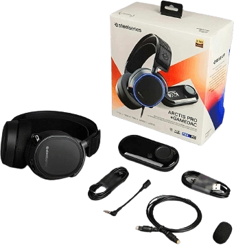 SteelSeries Arctis Pro Wired Gaming Headphone + Game Dac - Black  for sale in Egypt from Games2Egypt