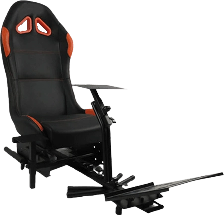 GY016 Racing Gaming Chair - Black & Orange  for sale in Egypt from Games2Egypt