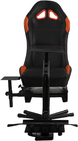 GY016 Racing Gaming Chair - Black & Orange  for sale in Egypt from Games2Egypt