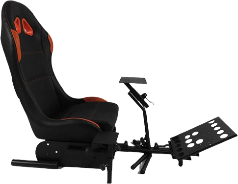 GY016 Racing Gaming Chair - Black & Orange  for sale in Egypt from Games2Egypt