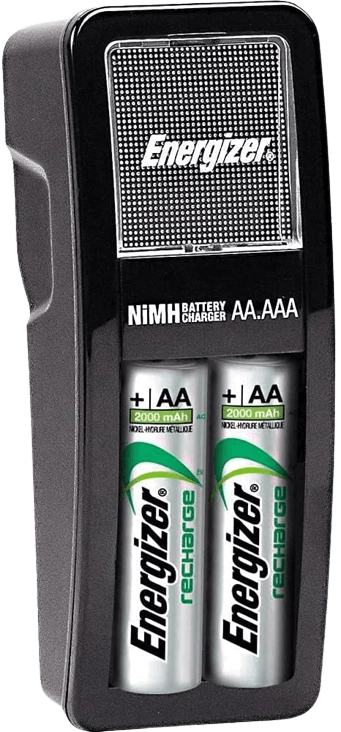 Energizer Charger + 2 AA Rechargeable Batteries - 2000mAh  for sale in Egypt from Games2Egypt