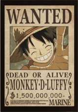 Wanted (Luffy & Zoro) 3D Poster  -  for sale in Egypt from Games2Egypt