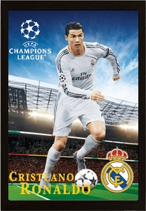 Cristiano Ronaldo 3D  Football Poster   for sale in Egypt from Games2Egypt