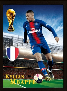 Kylian Mbappe 3D Football Poster   for sale in Egypt from Games2Egypt