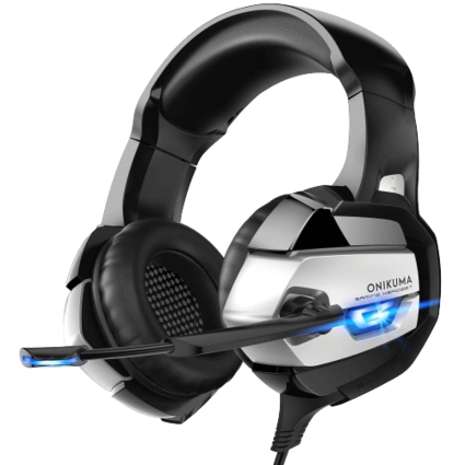 Onikuma Wired Gaming Headphone K5 - Silver