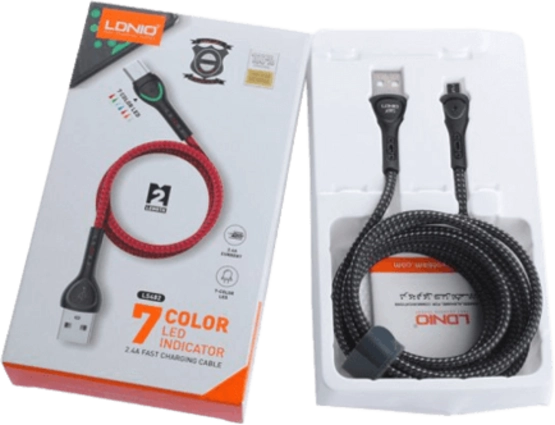 Ldnio LS482 LED Charging Cable from USB to Micro (3m)