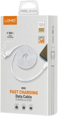 Ldnio LS553 from USB to Micro Fast Charging Cable - 3m  for sale in Egypt from Games2Egypt