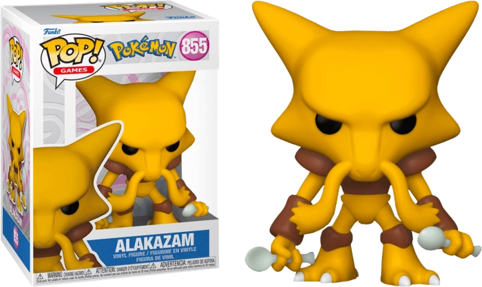 Funko Pop! Games: Pokemon - Alakazam Pokedex  for sale in Egypt from Games2Egypt