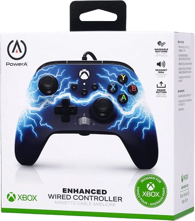 PowerA Enhanced Wired Controller for Xbox - Arc Lightning  for sale in Egypt from Games2Egypt