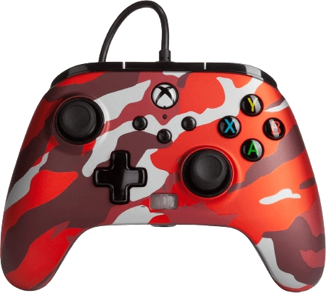 PowerA Enhanced Wired Controller for Xbox - Camo Red  for sale in Egypt from Games2Egypt