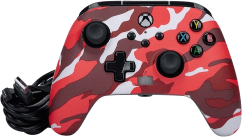 PowerA Enhanced Wired Controller for Xbox - Camo Red  for sale in Egypt from Games2Egypt