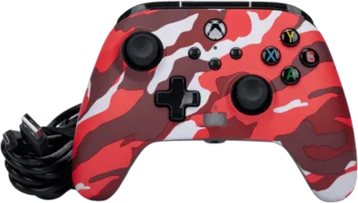 PowerA Enhanced Wired Controller for Xbox - Camo Red