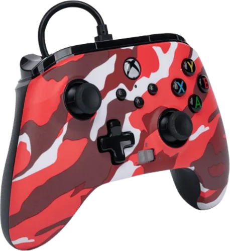 PowerA Enhanced Wired Controller for Xbox - Camo Red