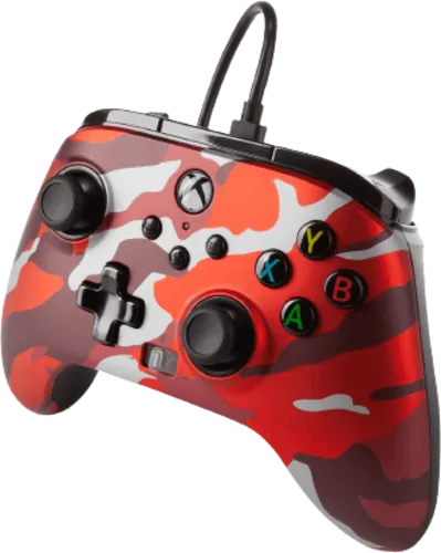 PowerA Enhanced Wired Controller for Xbox - Camo Red