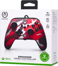 PowerA Enhanced Wired Controller for Xbox - Camo Red