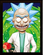 Rick and Morty 3D Poster  -  for sale in Egypt from Games2Egypt