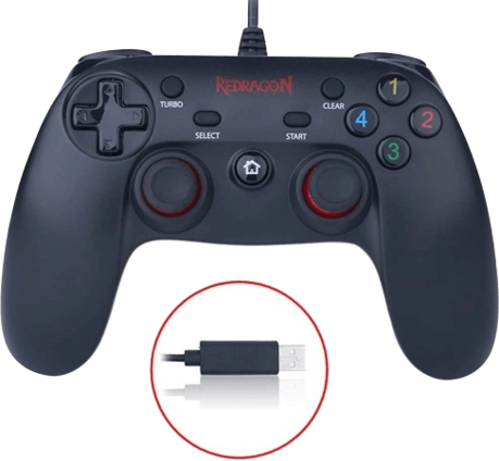 Redragon Saturn G807 Wired Controller - Black