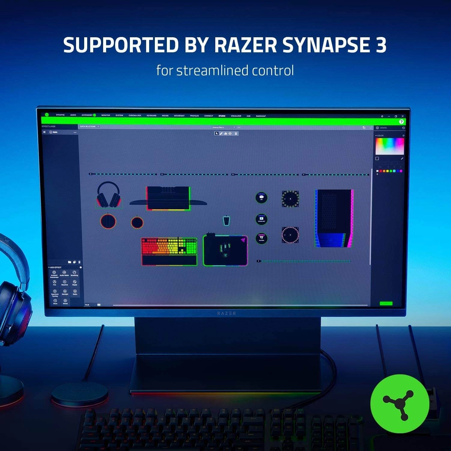 Razer Chroma Addressable RGB Controller   for sale in Egypt from Games2Egypt