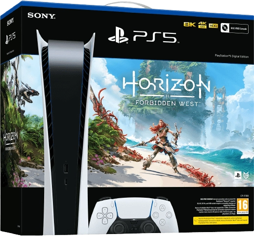 PlayStation 5 Console - Digital Edition + Horizon Forbidden West Bundle  for sale in Egypt from Games2Egypt