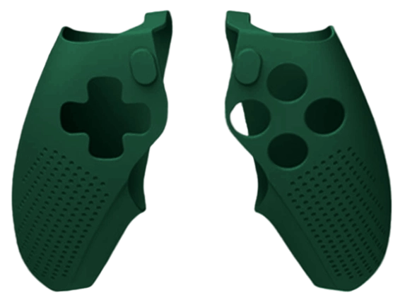 Dobe Split PS5 DualSense Controller Grip Silicone Cover Case - Dark Green