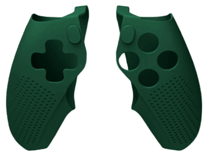 Dobe Split PS5 DualSense Controller Grip Silicone Cover Case - Dark Green