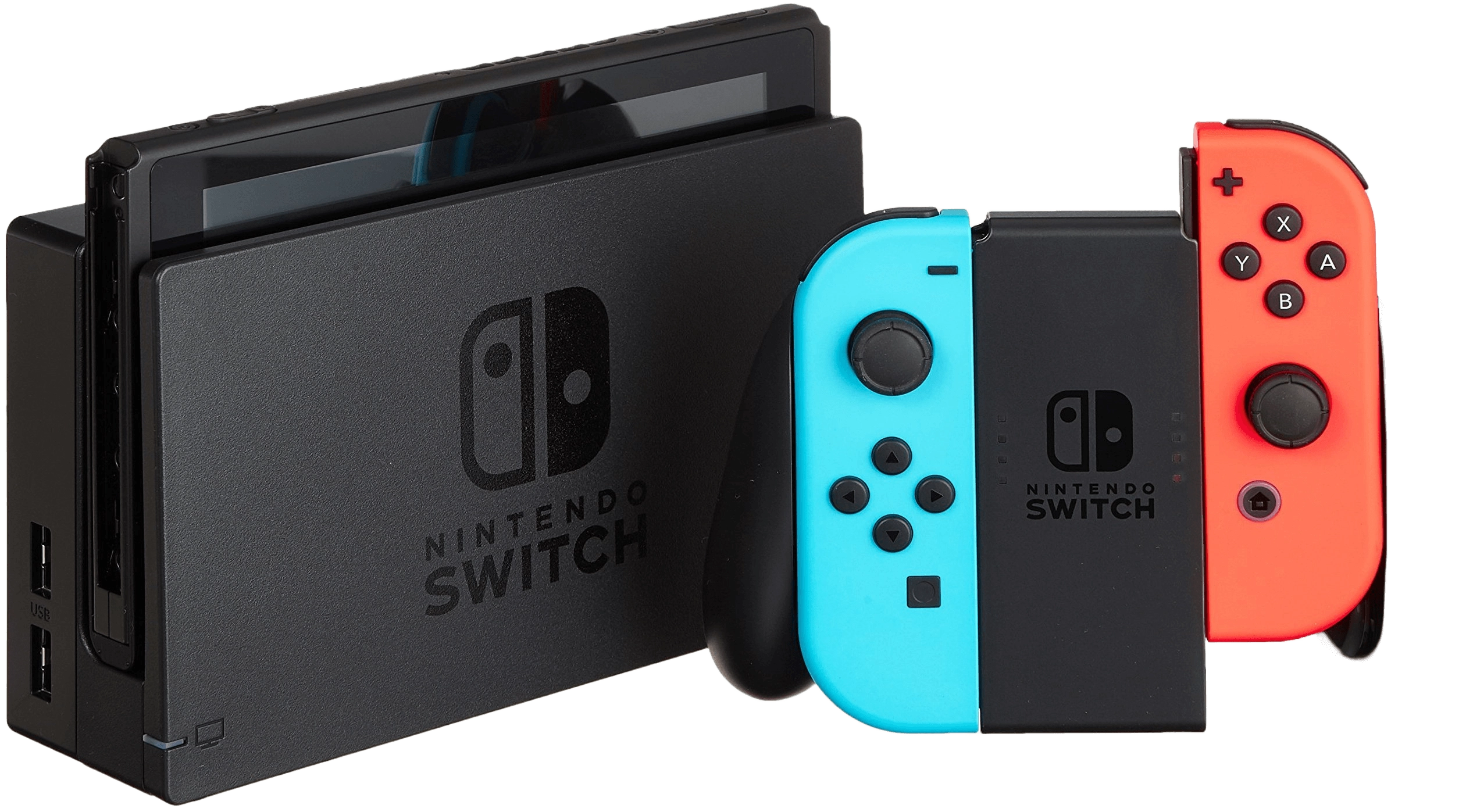 Nintendo Switch Console  - Neon Red/Neon Blue V2 - Open Sealed   for sale in Egypt from Games2Egypt