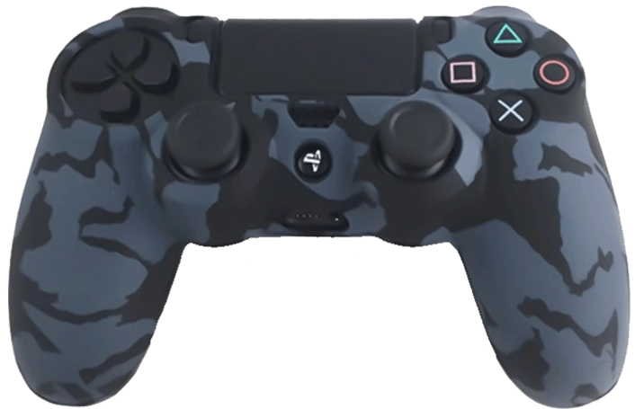 Silicone Controller Case for PS4 Controller + Thumb Grips  for sale in Egypt from Games2Egypt