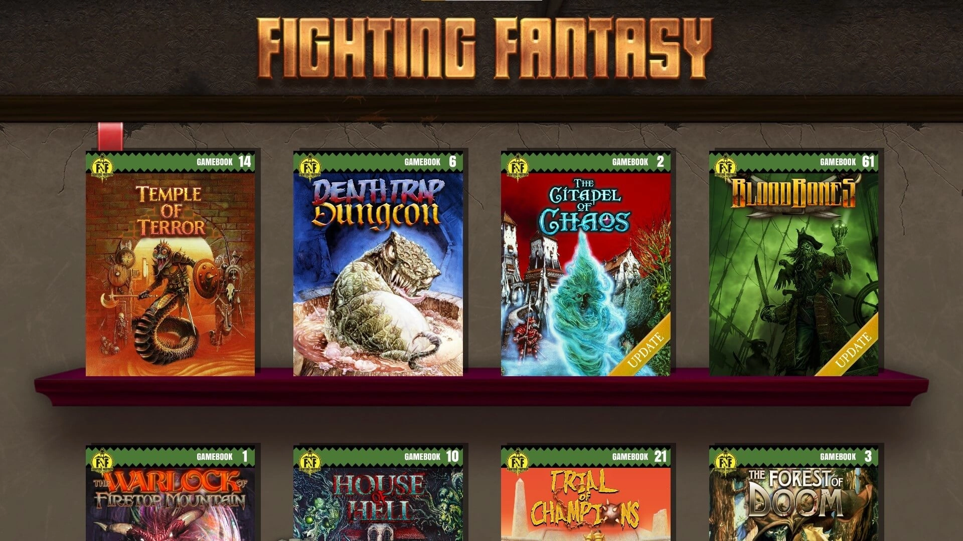 Temple of Terror (Fighting Fantasy Classics)  for sale in Egypt from Games2Egypt