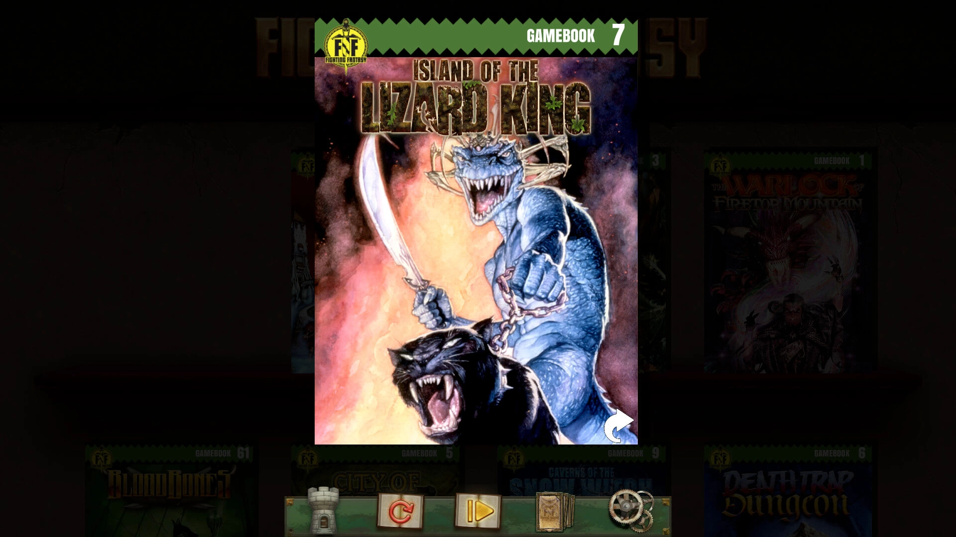 Island of the Lizard King (Fighting Fantasy Classics)  for sale in Egypt from Games2Egypt