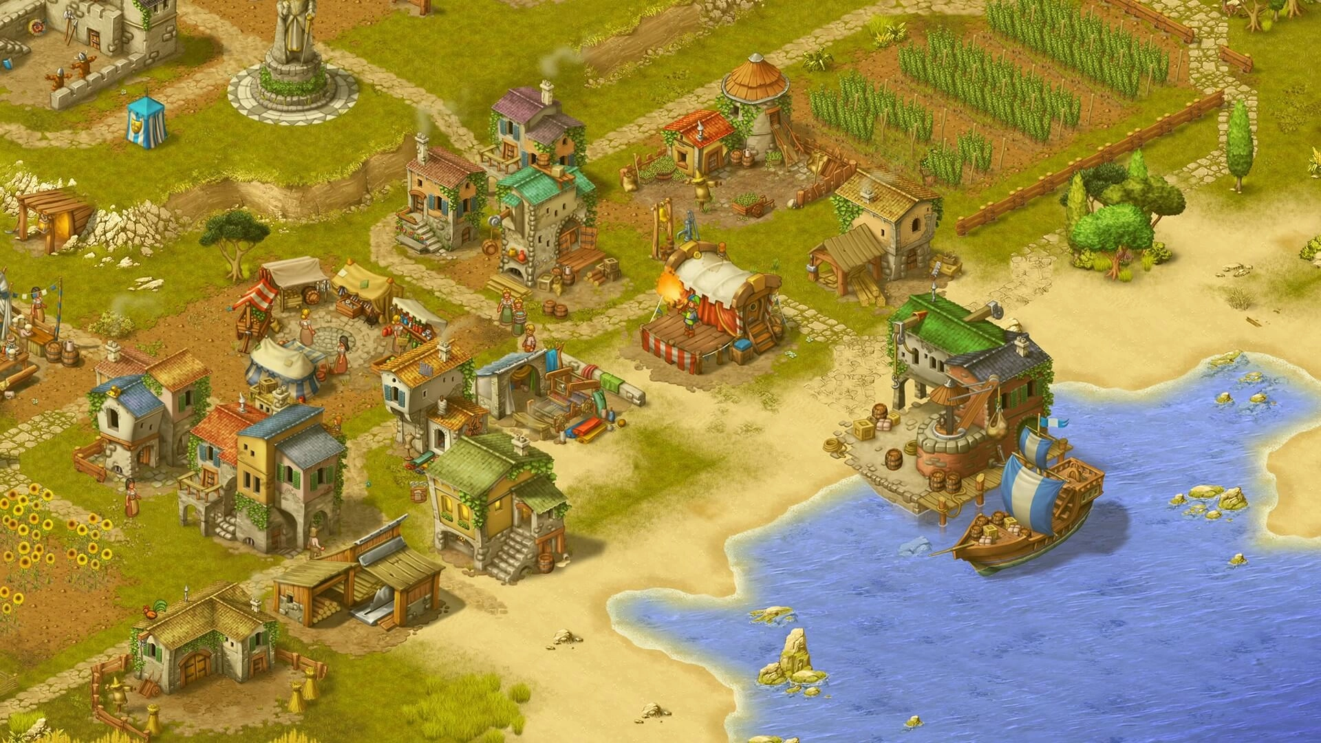 Townsmen - A Kingdom Rebuilt: The Seaside Empire  for sale in Egypt from Games2Egypt