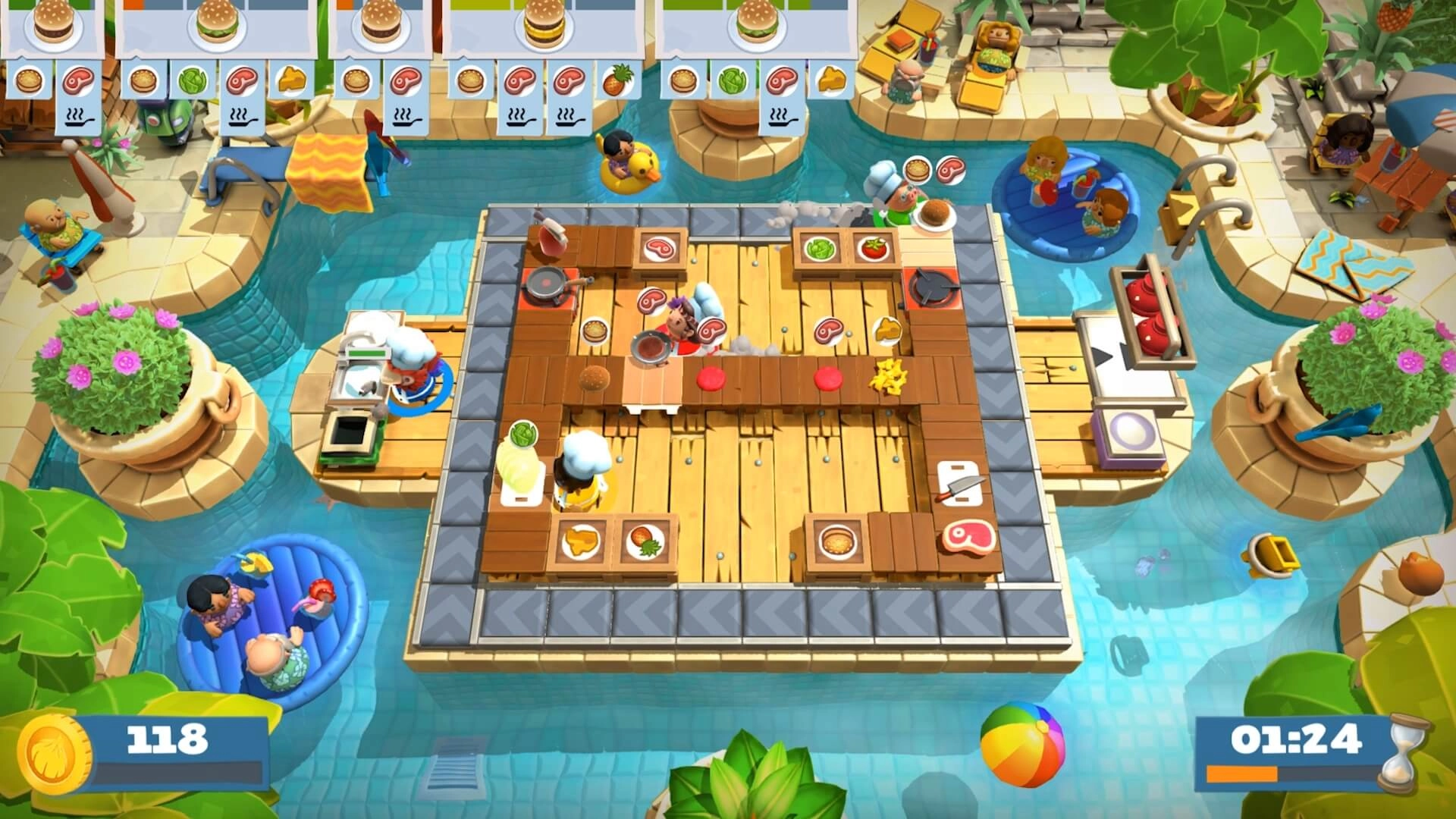 Overcooked! 2 - Surf 'n' Turf  for sale in Egypt from Games2Egypt