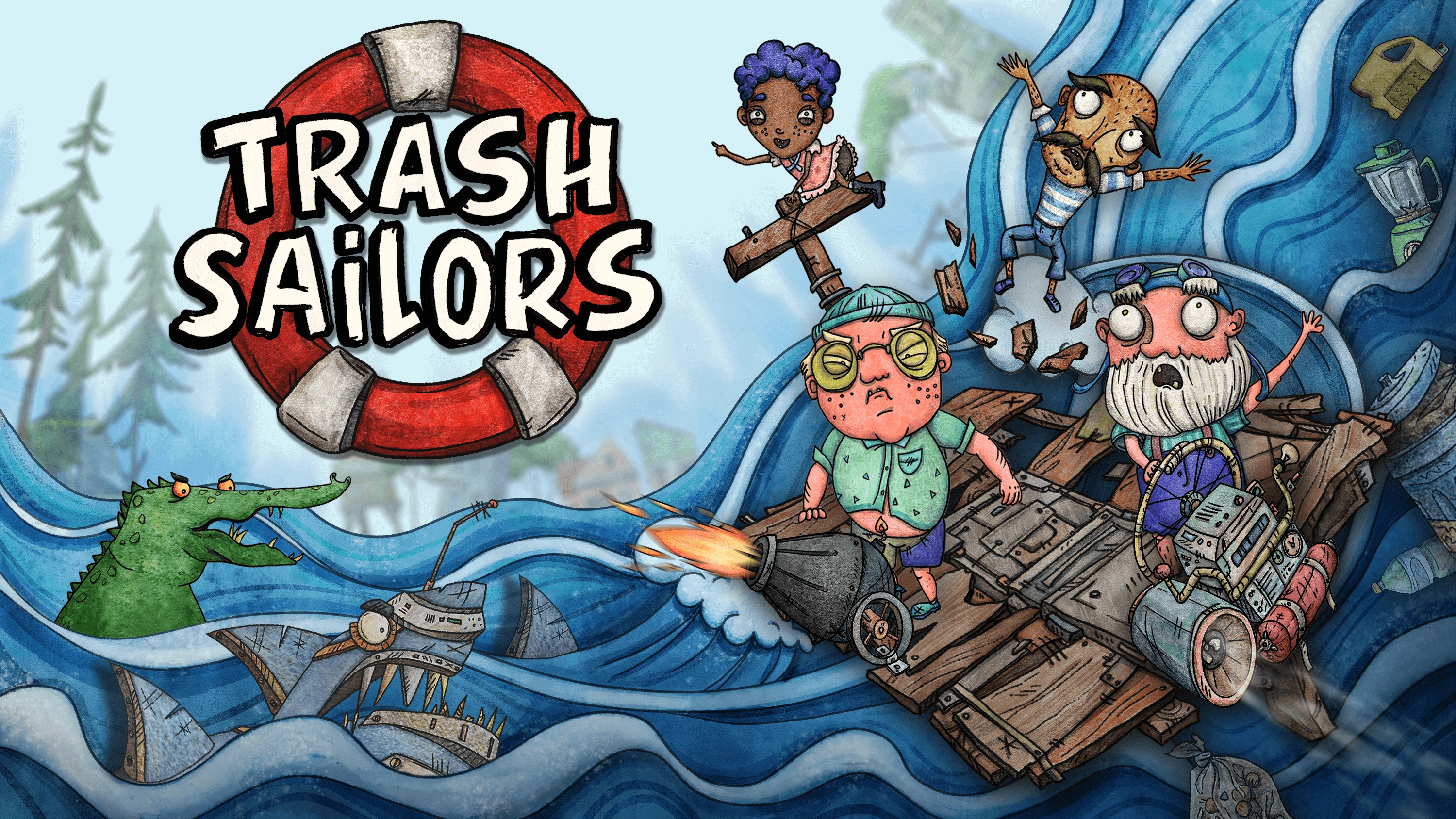 Trash Sailors  for sale in Egypt from Games2Egypt