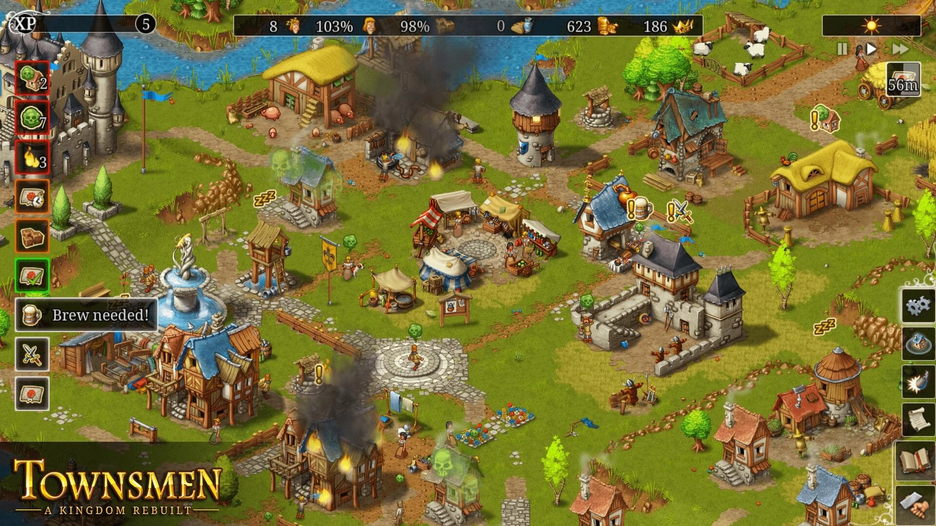 Townsmen - A Kingdom Rebuilt  for sale in Egypt from Games2Egypt