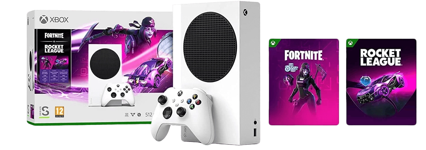  Xbox Series S Console + Fortnite and Rocket League Bundle  for sale in Egypt from Games2Egypt