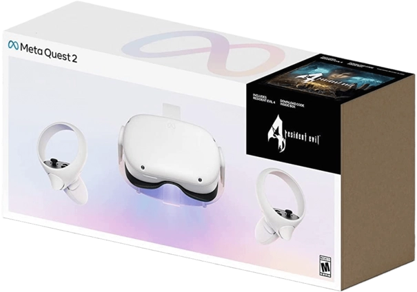 Oculus Quest 2 Console Bundle with Resident Evil 4 - 128GB 