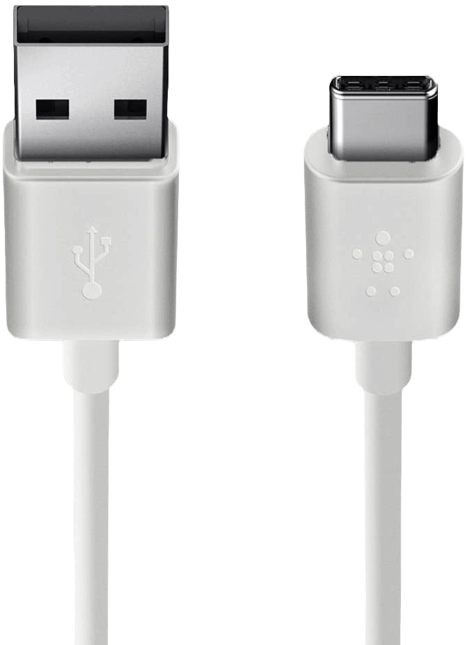 Belkin Charging Cable USB To Type-C Cable (2m) - White  for sale in Egypt from Games2Egypt